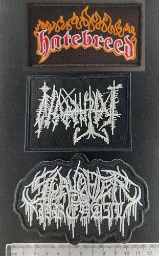 Patches set deathcore 3er - deathcore,