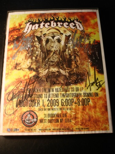 Signed autographed band - signed,