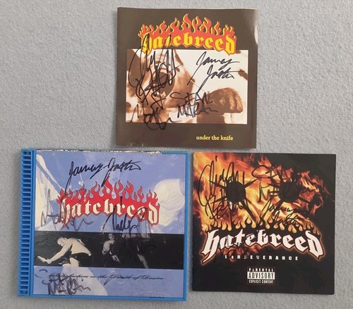 Hatebreed signed covers lot - covers,