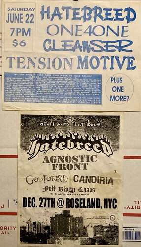 Hatebreed flyer set vintage - flyer,