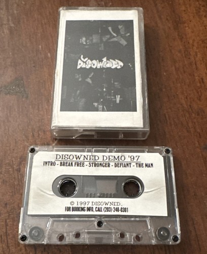 Disowned demo tape cassette - disowned,