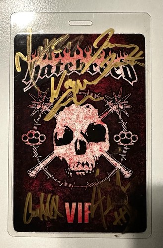 Hatebreed signed vip tour - signed,