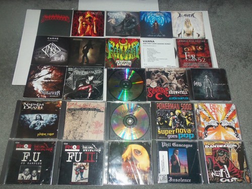 Metal lot promo cds - lot, of