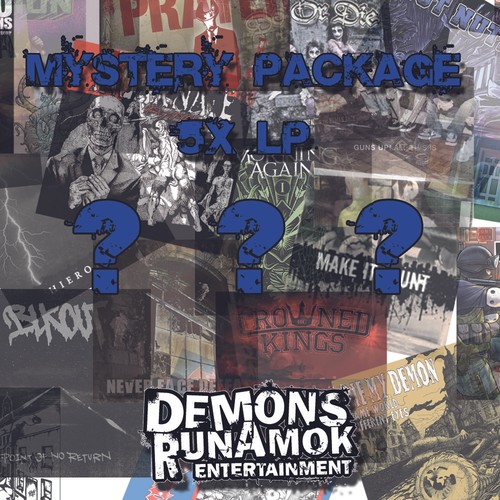 Mystery package 5xlp - package, hardcore