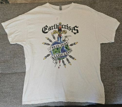 Earth crisis shirt - crisis, xl