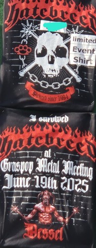 Hatebreed tour shirt - hatebreed,