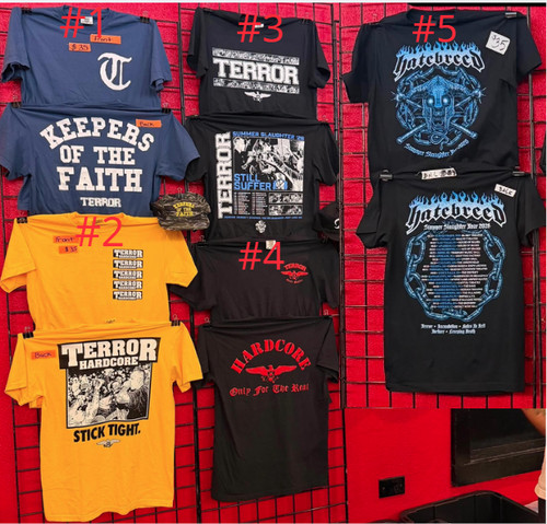 Terror hatebreed shirt summer - terror,