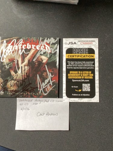 Hatebreed autographed - hatebreed,